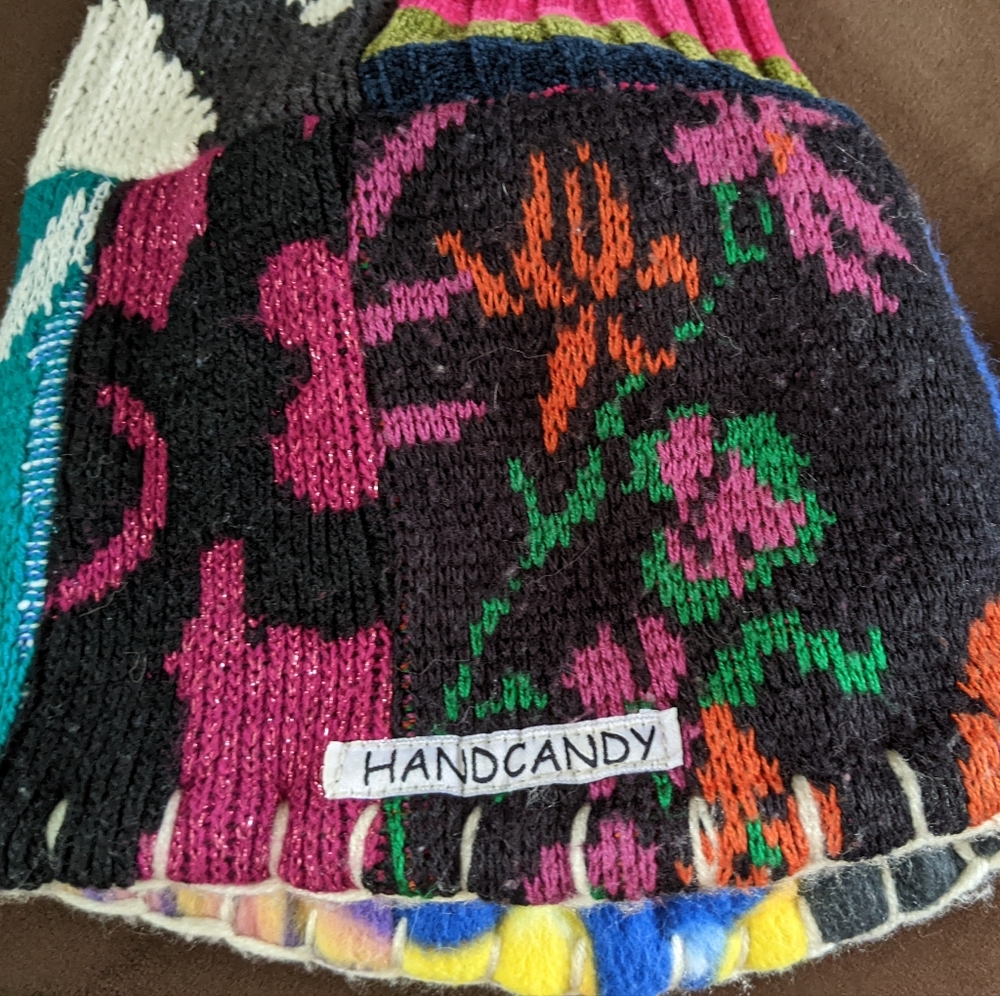 Funky Upcycled hat - Picture 2 of 6